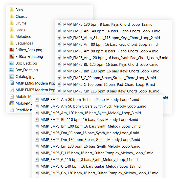 Essentials MIDI Pack 05 - Modern Pop – MobileMusicPro