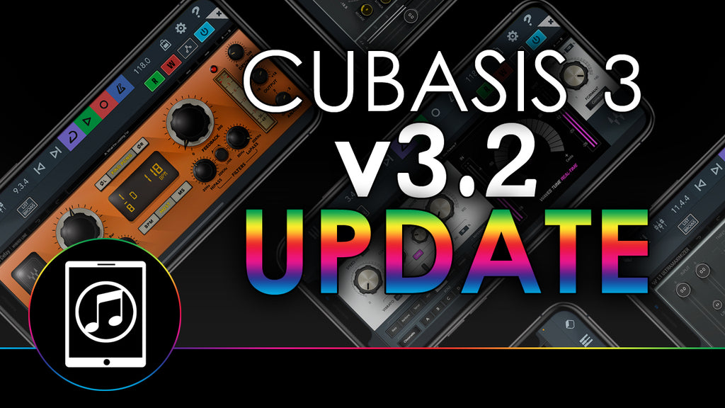 Cubasis 3.2 Update - KB Shortcuts, Waves Plugins, Sale