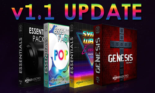 Sample Packs v1.1 Update – MobileMusicPro